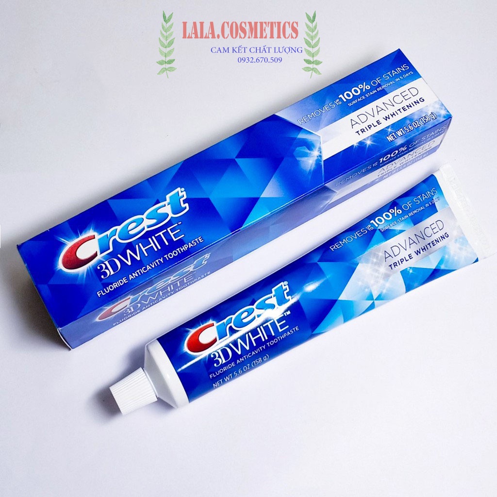 Kem đánh răng Crest 3D White Advanced Whitening