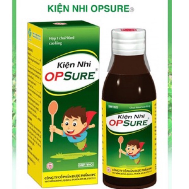 siro Kiện nhi opsure op sure - Trẻ em biếng ăn, chán ăn do tiêu hoá kém,dinh dưỡng không cân đối,đầy bụng