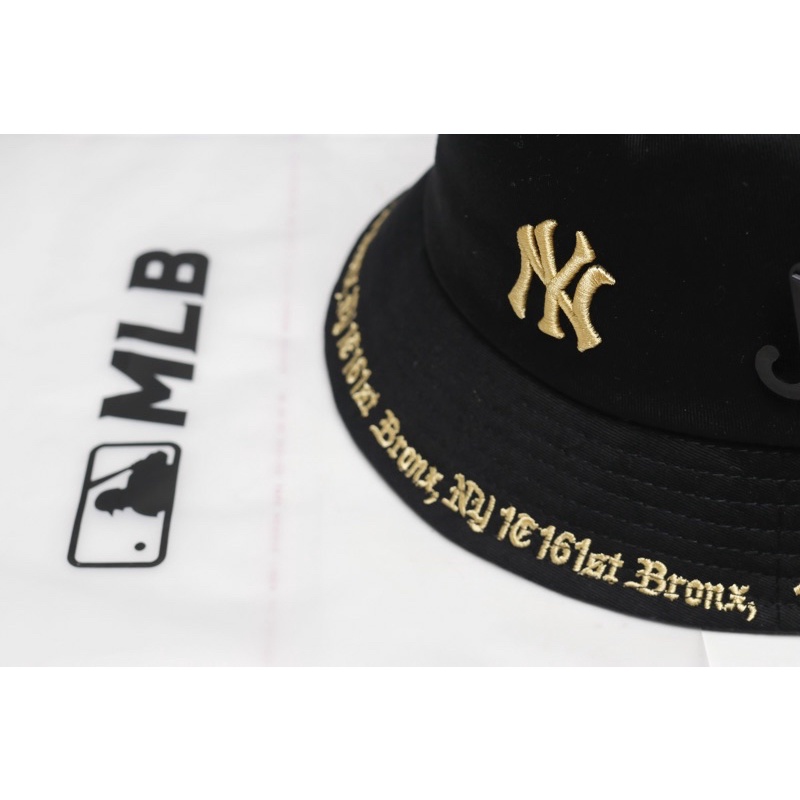 Mũ nón Bucket Gothic MLB NY unisex nam nữ, mũ nón đi du lịch, đi chơi