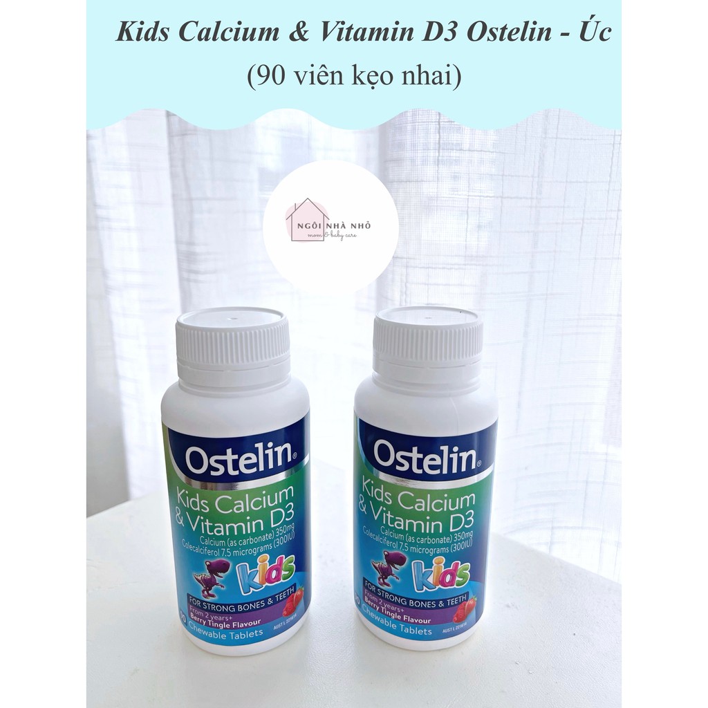 Vitamin D và Canxi Ostelin Kids cho bé từ 2-13 tuổi của Úc