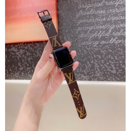 Dây Đeo Bằng Da Cho Đồng Hồ Thông Minh Apple Watch 38mm 42mm 40mm 44mm