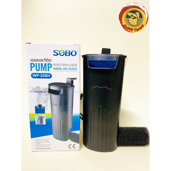Lọc thác đứng cho hồ cá Sobo WP-208H
