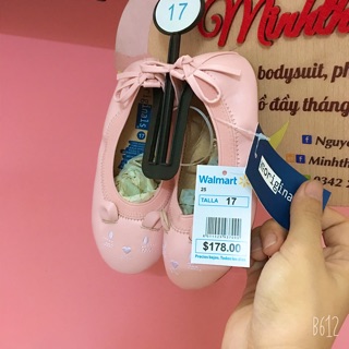 Giày mèo hồng da PU Walmark Original