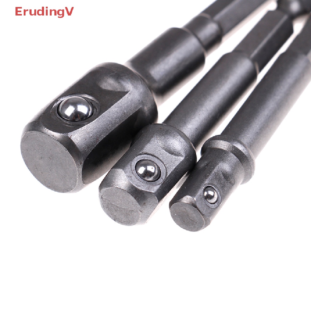 Bộ 3 Đầu Nối Dài Chuyển Đổi Mũi Khoan Lục Giác 1 / 4 3 / 8 1 / 2 Chuyên Dụng [Mới]