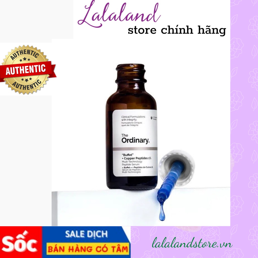 (Bill Canada) Serum hỗ trợ ngăn ngừa chống lão hoá cao cấp khỏe da The Ordinary Buffet + Copper Peptides 1%