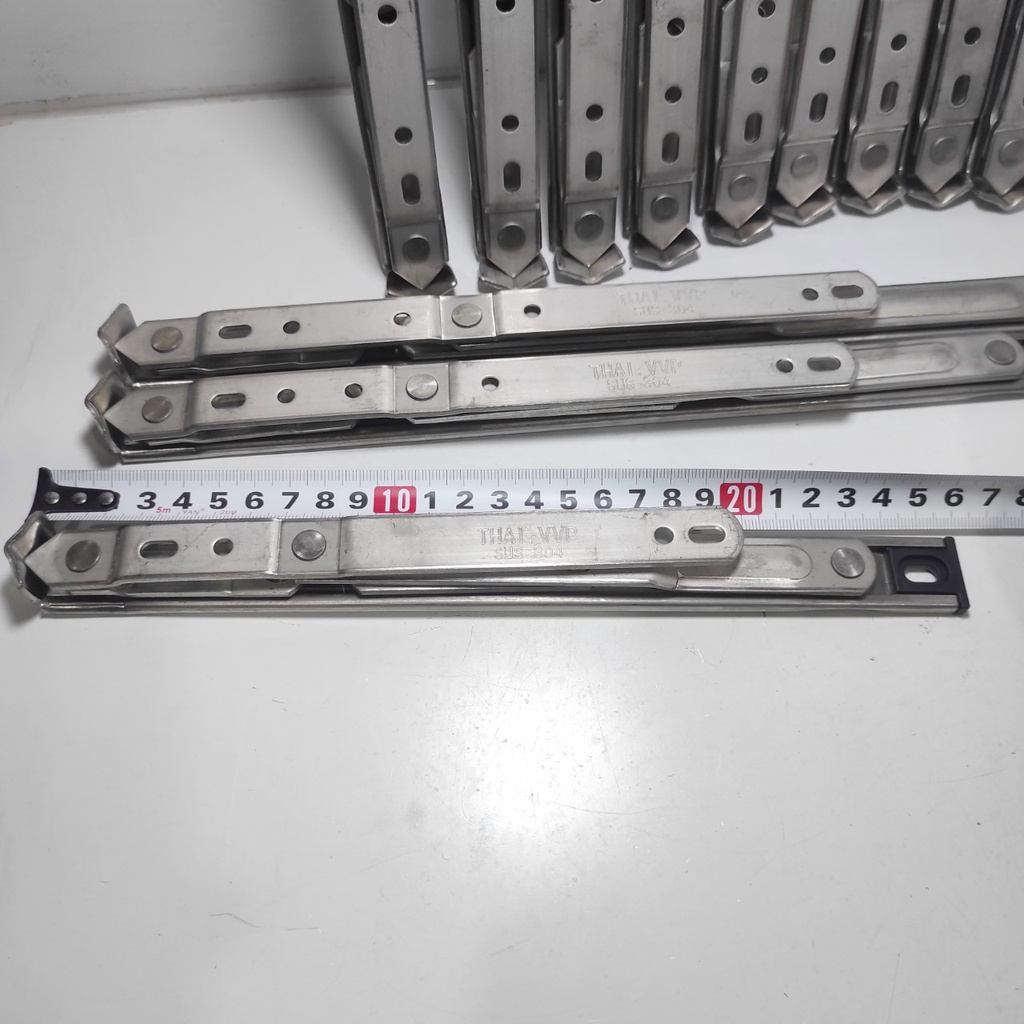 Bản lề Chữ A nhôm Xinfa bản 23mm thanh dày 2li2 - Bản lề Chữ A