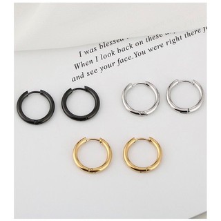 Bông Tai Nam Khuyên Tròn Cá Tính Phong Cách Hàn Quốc