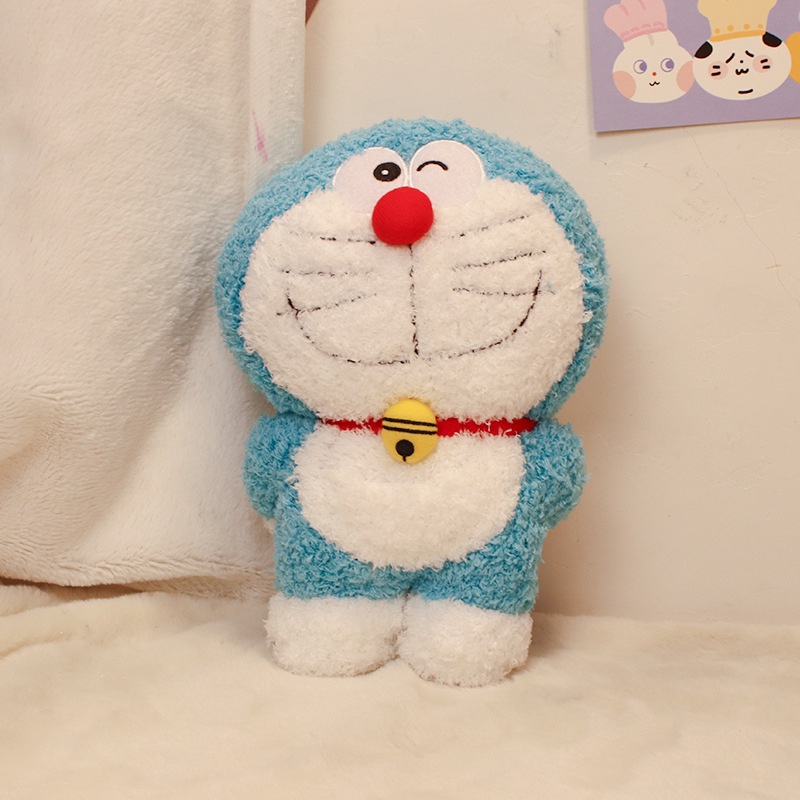Mèo Doraemon Nhồi Bông Dễ Thương Dùng Trang Trí