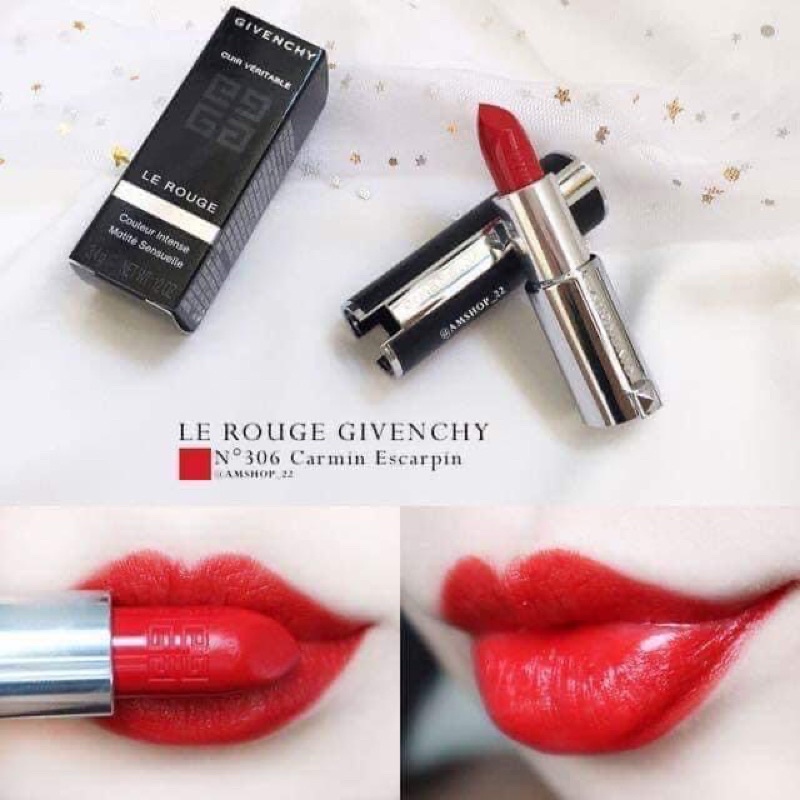 Son Givenchy Le Rouge 306 Carmin Escarpin