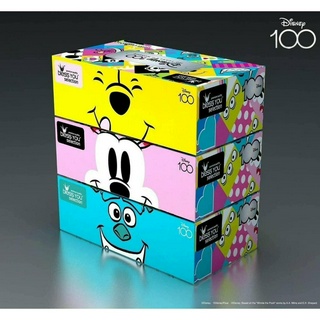 Giấy hộp rút Bless You 2 Lớp hoạt hình  (100 Tờ/ Hộp)