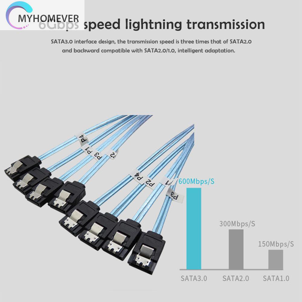 Dây Cáp Dữ Liệu Sata Iii 6gbps Sas 7 Pin Sang Sata 7 Pin