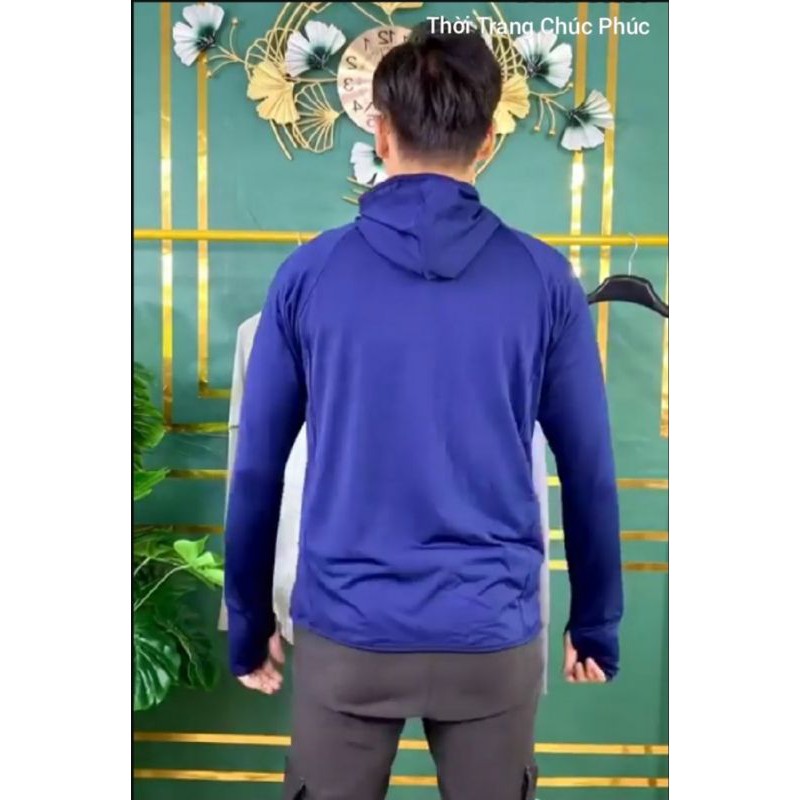 Áo chống nắng nam cao cấp💎 chống tia UV❤, chất Poly kim cương thoáng mát thấm hút mồ hôi kèm túi tiện lợi | BigBuy360 - bigbuy360.vn