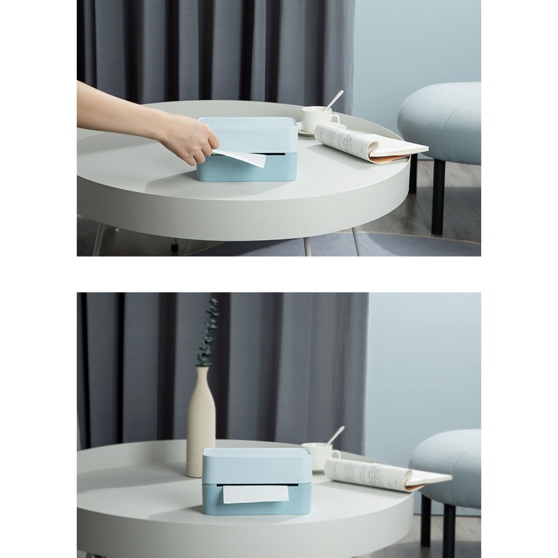 Hộp Đựng Khăn Giấy Rút Siêu Đơn Giản Chống Trượt