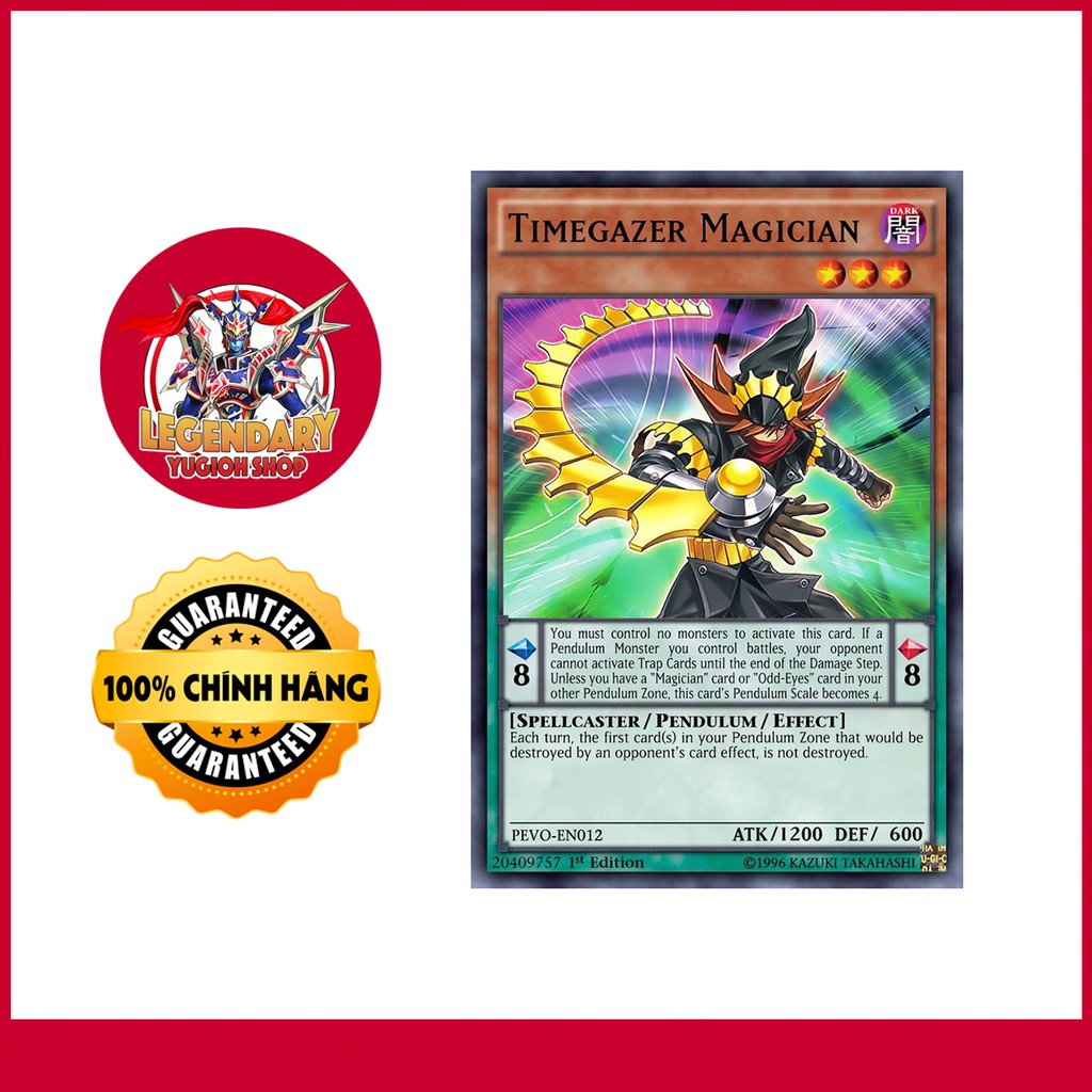 [EN-JP][Thẻ Bài Yugioh Chính Hãng] Timegazer Magician