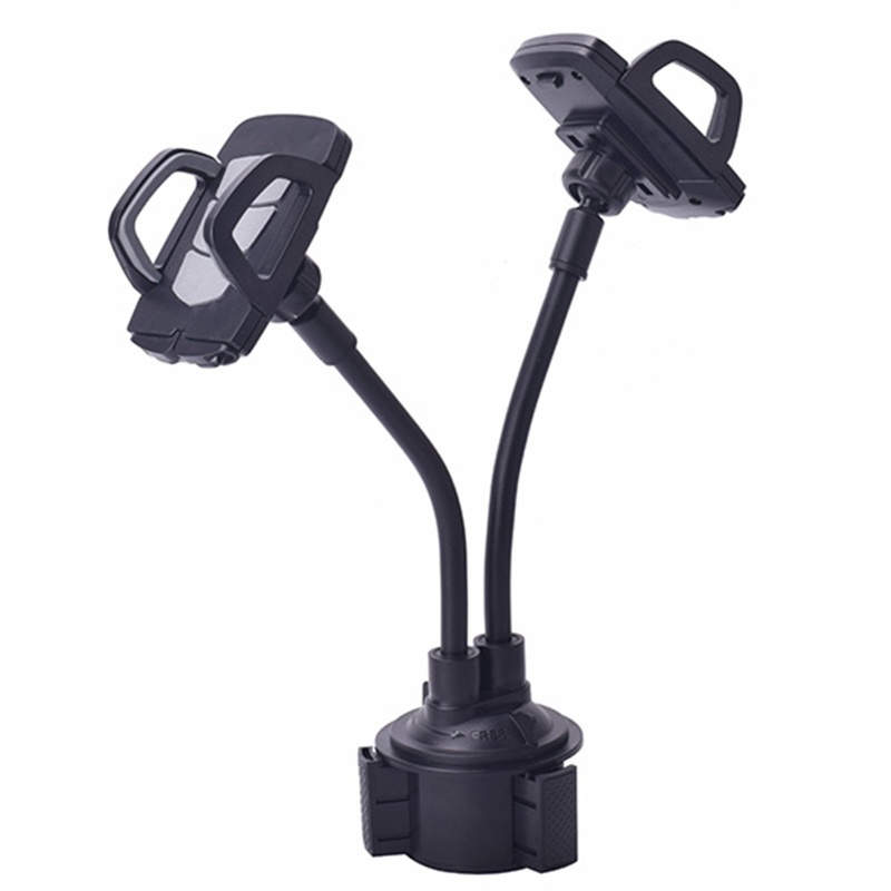 Giá Đỡ Điện Thoại Đôi Xoay 360 Độ Tiện Dụng Trên Xe Hơi° Kệ Đỡ Có Thể Xoay Với Kệ Hỗ Trợ