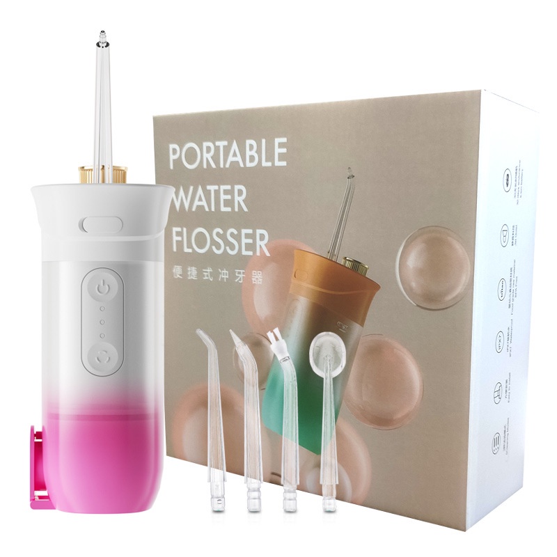 Máy tăm nước cầm tay Portable Water Flosser công nghệ Đức 3 chế độ làm sạch chuyên sâu - chiko kids