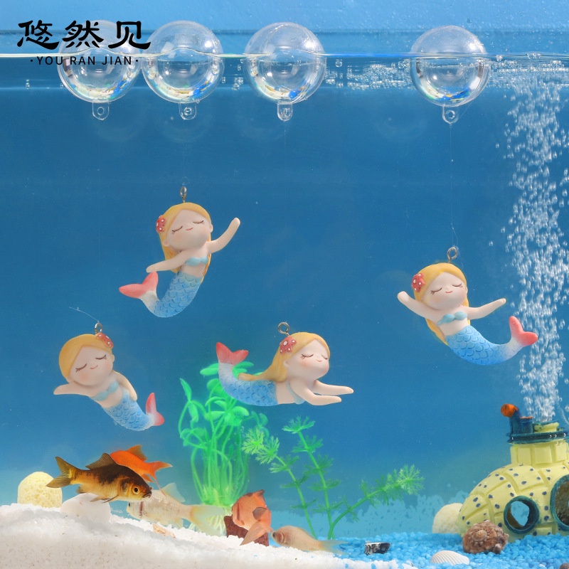 Đồ Trang Trí Hồ Cá Hình Hoạt Hình Sáng Tạo