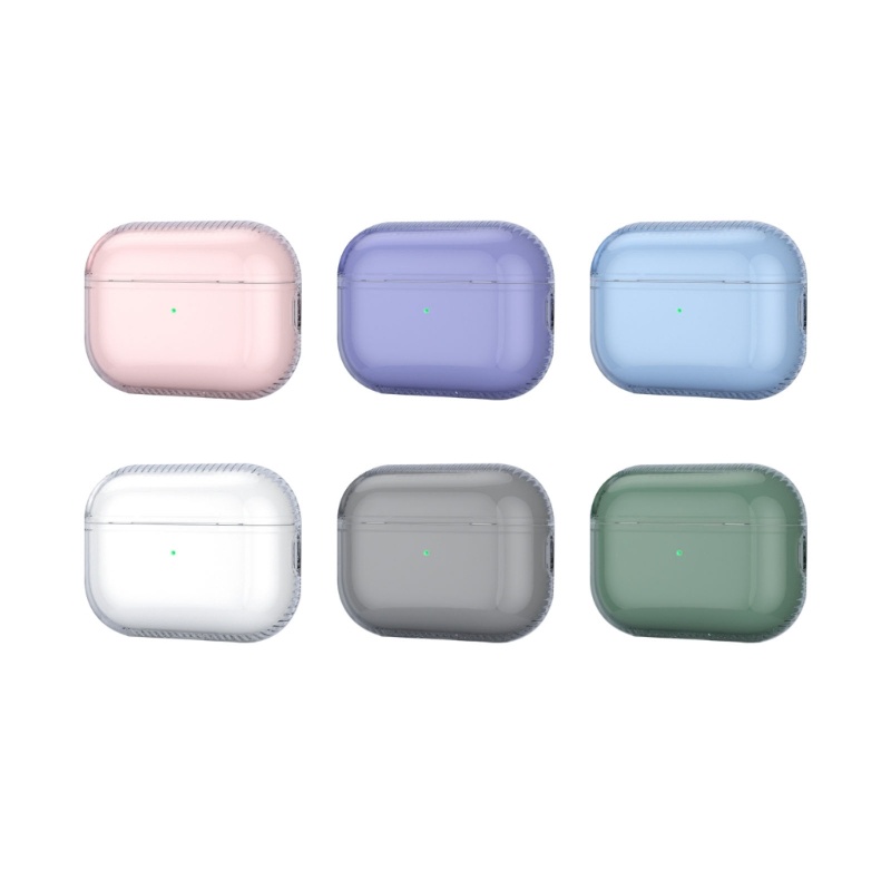Vỏ Bảo Vệ Hộp Sạc Tai Nghe Bluetooth Airpods-Pro 2 Bằng TPU Mềm Trong Suốt