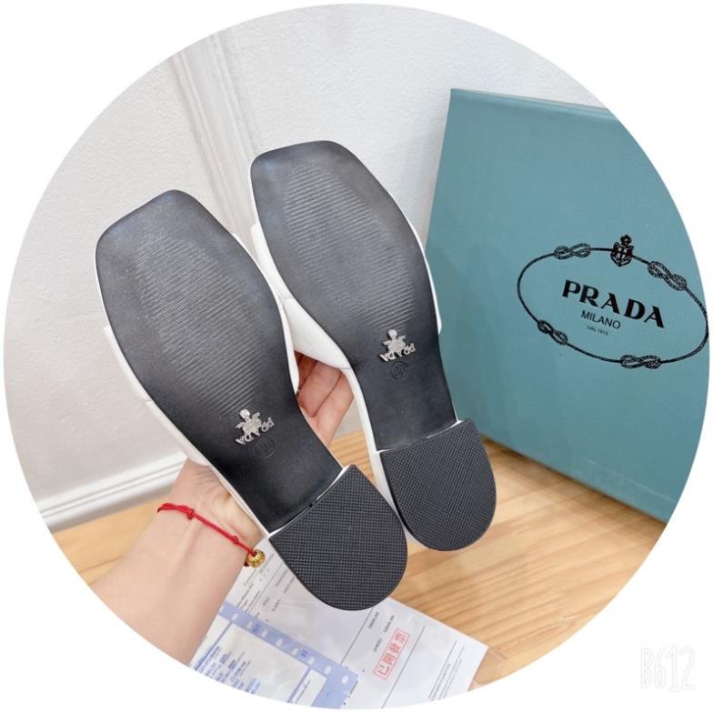 Dép prada quai ngang trần chỉ fullbox IPH