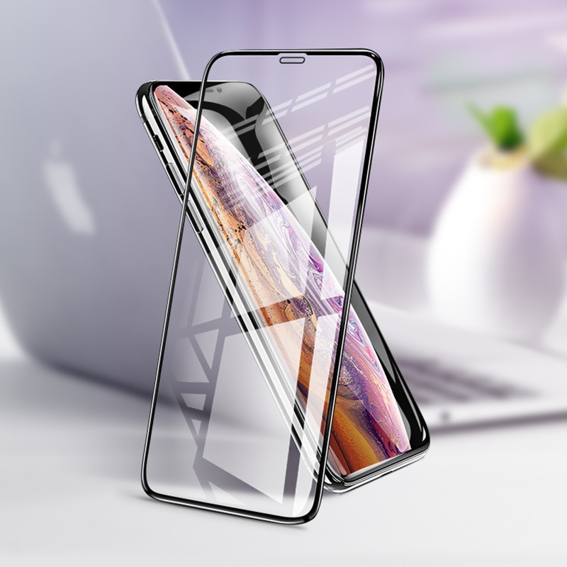 Kính cường lực full màn hình Hoco G5 cho các dòng iPhone từ 6 đến 14 Pro Max (Đen) - Hãng phân phối