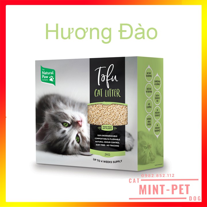 Cát Vệ Sinh Đậu Nành Cho Mèo - Cát Mèo Tofu Xả Được Trong Toilet #MintPet