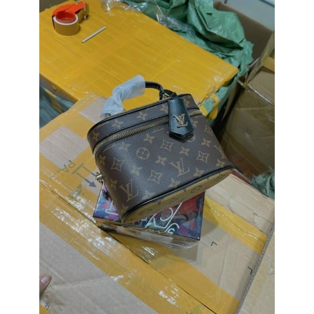 Túi xách nữ hộp vuông thời trang bản dây tết full box - Hana Bag