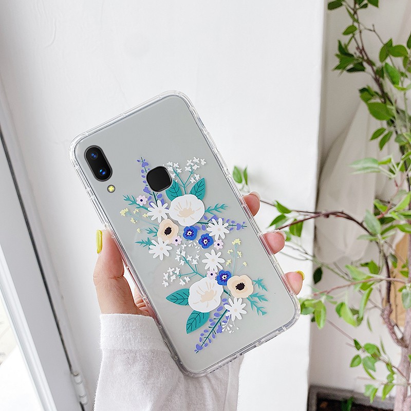 Ốp Lưng Mềm Chống Rơi In Hình Hoa Oải Hương Cho Huawei Nova 5t Case Y7A Nova 7i 3i 4e 7 Se Honor 8x P30 P20 Pro Mate 20 30 Pro Y9 Prime 2019 Y6S Y6P Y7P