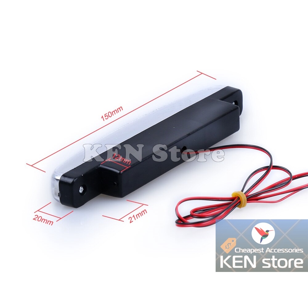 Đèn led audi demi làm đèn đi ban ngày DRL 8 chip led