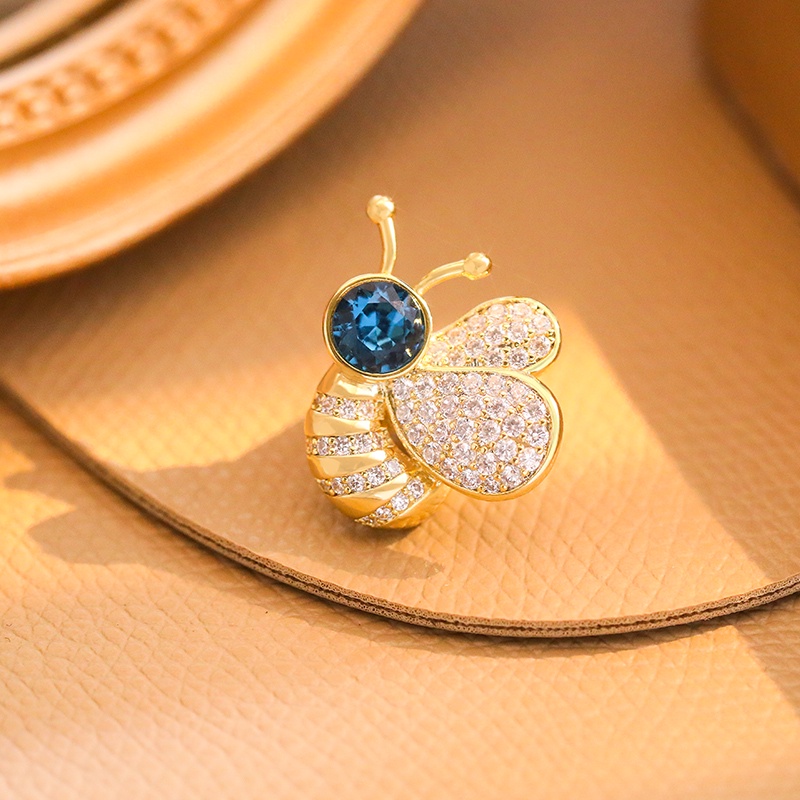 [Jiudolan] Ghim Cài Áo Hình Ong Nhỏ Thời Trang Cao Cấp Chống Chảy Xệ Dành Cho Nữ