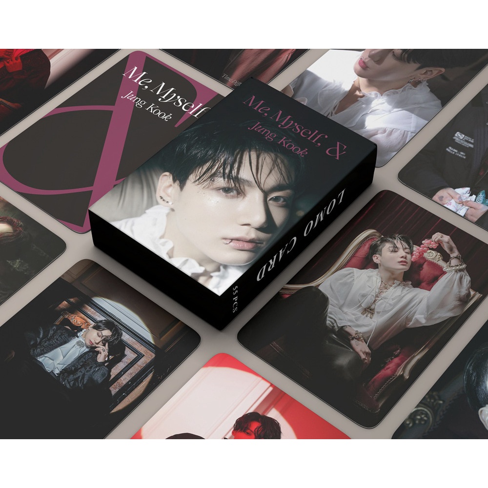 Lomo Thẻ ảnh JUNGKOOK Kpop Thần Tượng 55 Cái/bộ