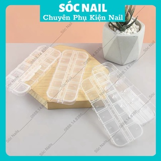 Khay đựng đá nail , khay chia đá làm móng 12 ô