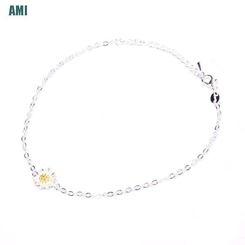 Vòng tay hình hoa cúc đơn giản thời trang cho nữ