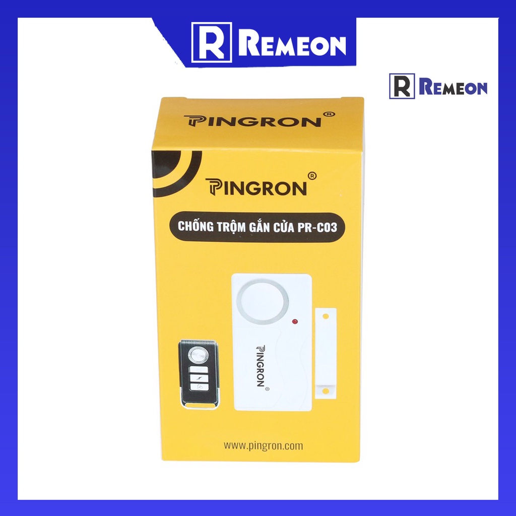 Thiết Bị Chống Trộm Gắn Ở Cửa Nhà Có Remote Điều Khiển Pingron PR-C03