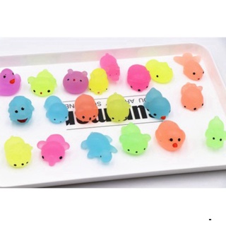 Squishy mochi phát sáng trong đêm-bé mochi dễ thương phát sáng ban đêm