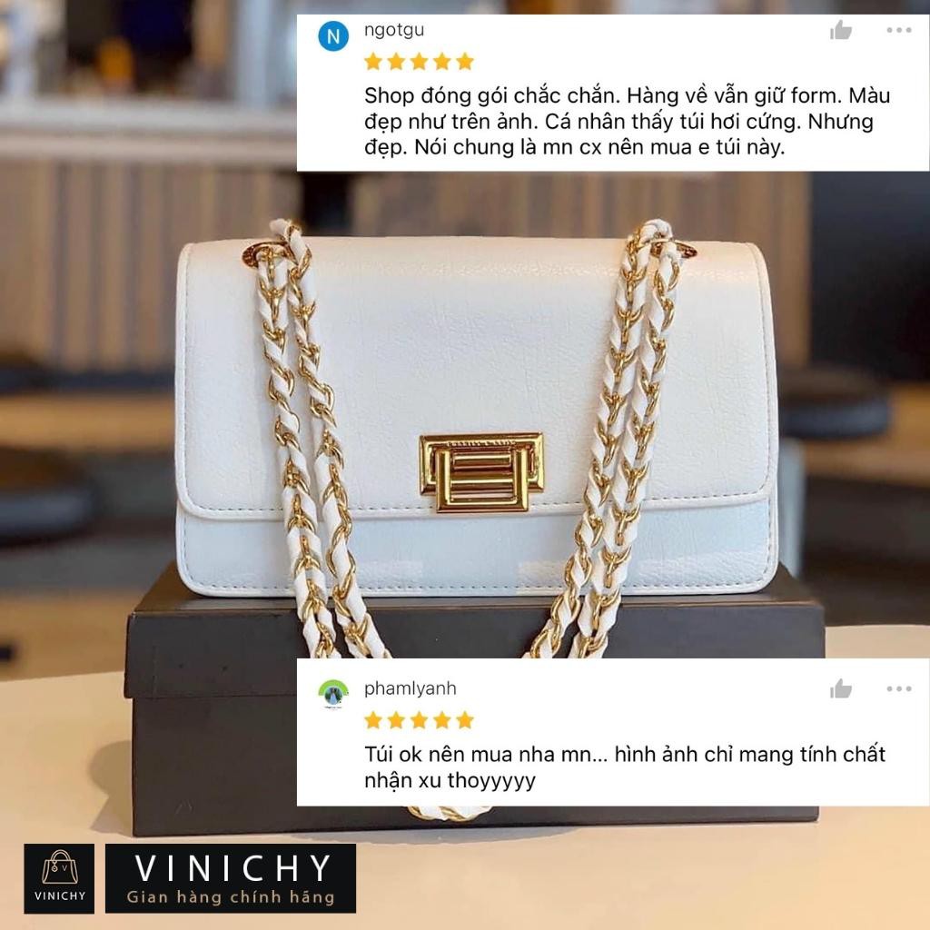 Túi xách nữ đeo chéo, túi đi chơi, đi học VINICHY, da cao cấp size 25cm HA082