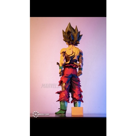 Mô hình Songoku Super Saiyan Battle Damaged bộ sưu tập Dragon ball 7 viên ngọc rồng