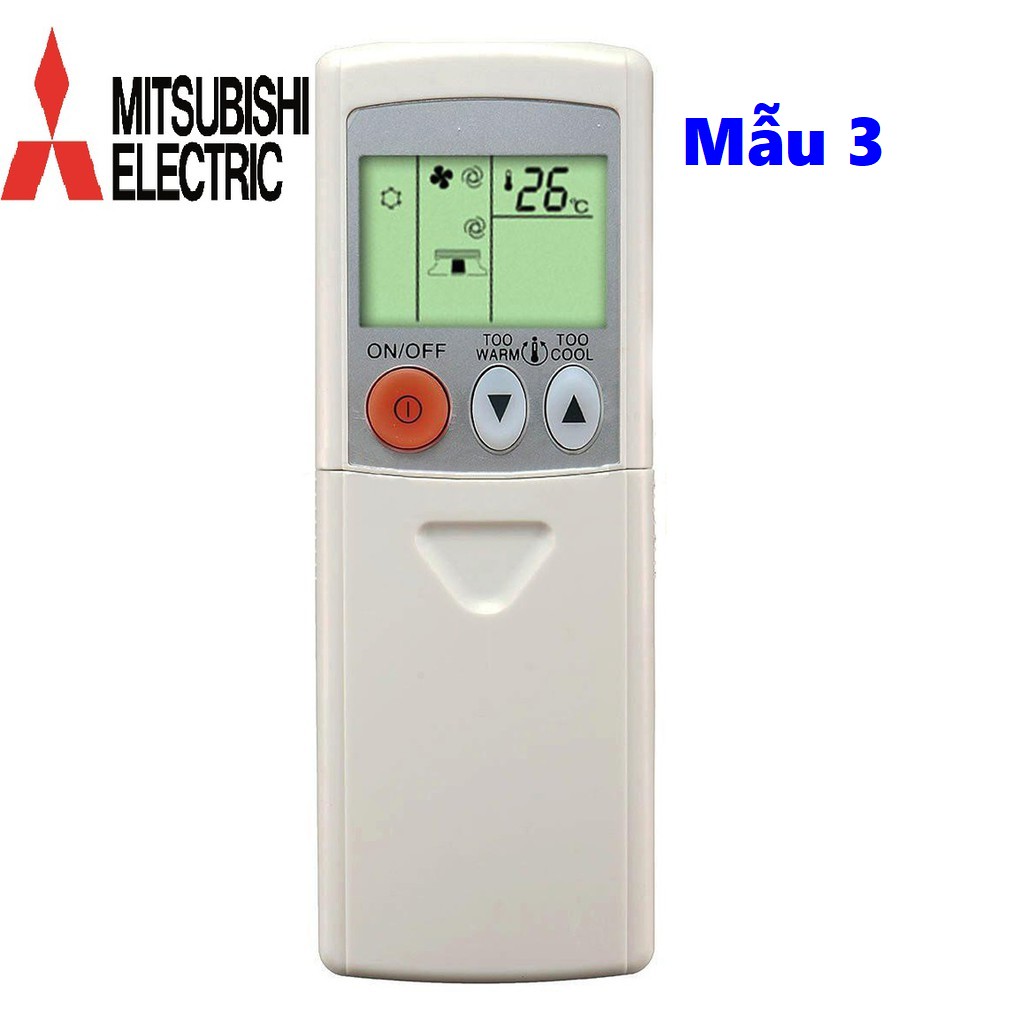 Remote máy lạnh Mitsubishi [TẶNG PIN] Điều khiển điều hòa Mitsubishi