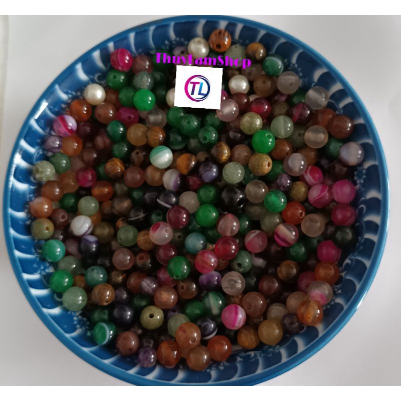 Combo 10 đá phong thủy xâu vong