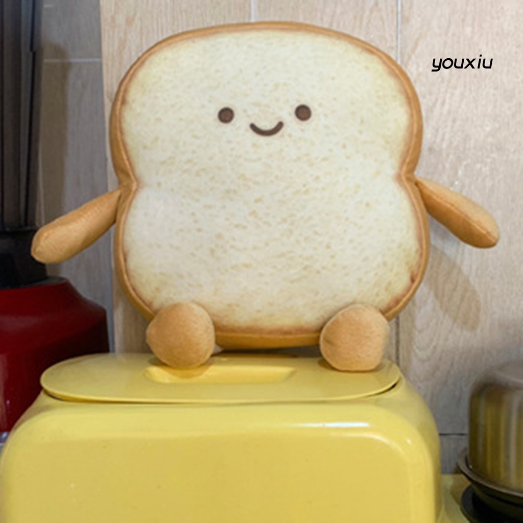 Gối Nhồi Bông Hình Lát Bánh Mì Nướng Đáng Yêu Dễ Thương