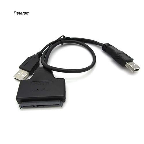 Dây cáp chuyển đổi USB 2.0 sang 2.5inch 22pin 7 + 15 ATA SATA 2.0 HDD / SSD