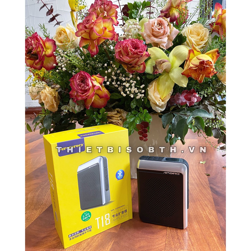 Máy trợ giảng không dây Aporo T18 2.4G Bluetooth 5.0