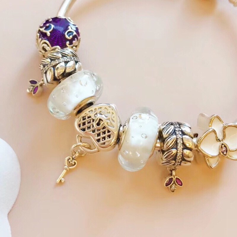 [Hàng cao cấp] Vòng Bạc S925 ALE Cao Cấp - Vòng Charm Bạc Chuẩn S925 - Mã sản phẩm VONGBAC_DN113