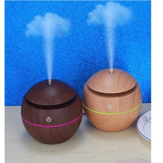 Máy Xông Tinh Dầu 🎁FREESHIP🎁[MUA 1 TẶNG 1] Máy Xông Tinh Dầu Vân Gỗ Nhỏ Phun Sương Tạo Ẩm TẶNG Tinh Dầu 10ml Nguyên Chất