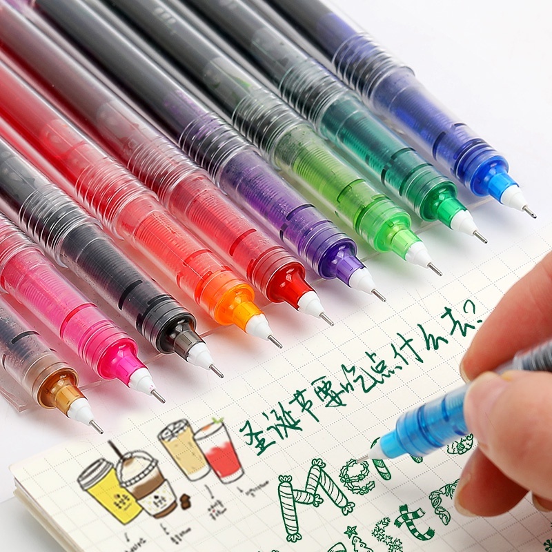 Bút bi mực nước ngòi 0.5mm tiện dụng