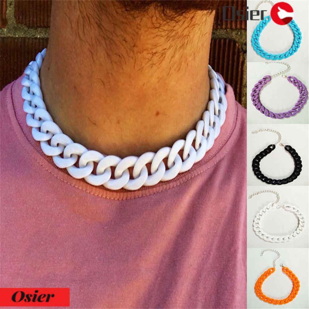 Vòng cổ Bằng Acrylic Phong Cách Hip Hop Gothic 1 Cho Nam &amp; Nữ