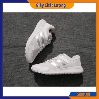 Giày Sneaker Nam Nữ Siêu Nhẹ (Trắng/Đen)
