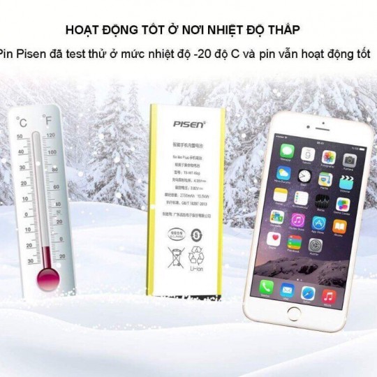Pin Điện Thoại Iphone 5 Pisen Chính Hãng Dùng Để Thay Thế Pin Iphone 5 Tiện Dụng Dễ Dàng Nhanh Chóng