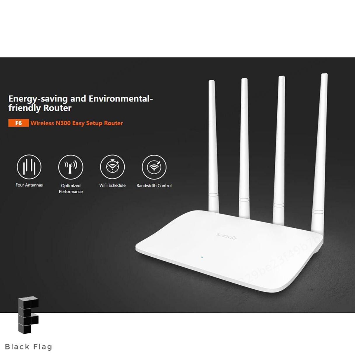 Bộ Phát Sóng Wifi Tenda F6 300mbps 2.4g 802.11 B / G / N 4