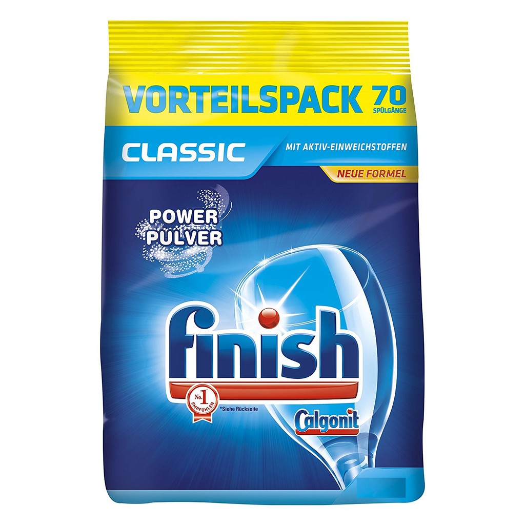 Bột rửa bát Finish túi 2,2kg được dùng cho máy rửa bát Gia đình