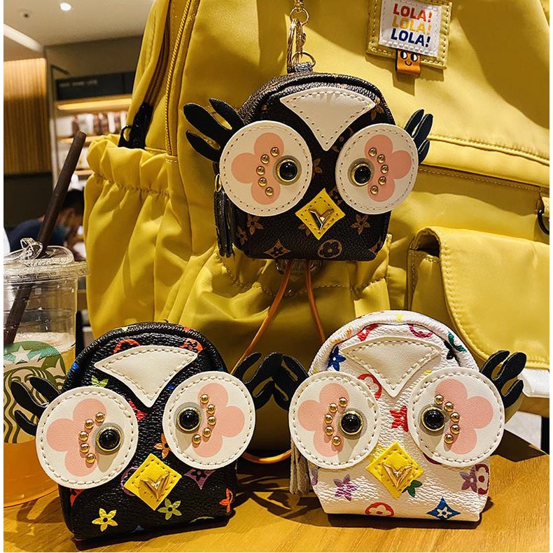 ví tiền xu của phụ nữ, Ví chìa khóa cú, Bộ tổ chức mỹ phẩm mini dành cho nữ